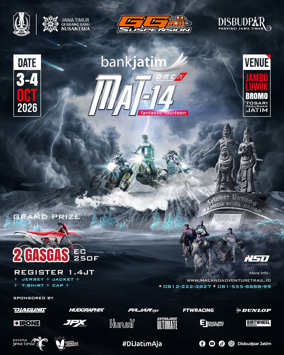 Poster event trabas di Bromo Tengger Semeru, Probolinggo, Jawa Timur